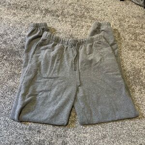 medium aeropostale cuffed grey sweats